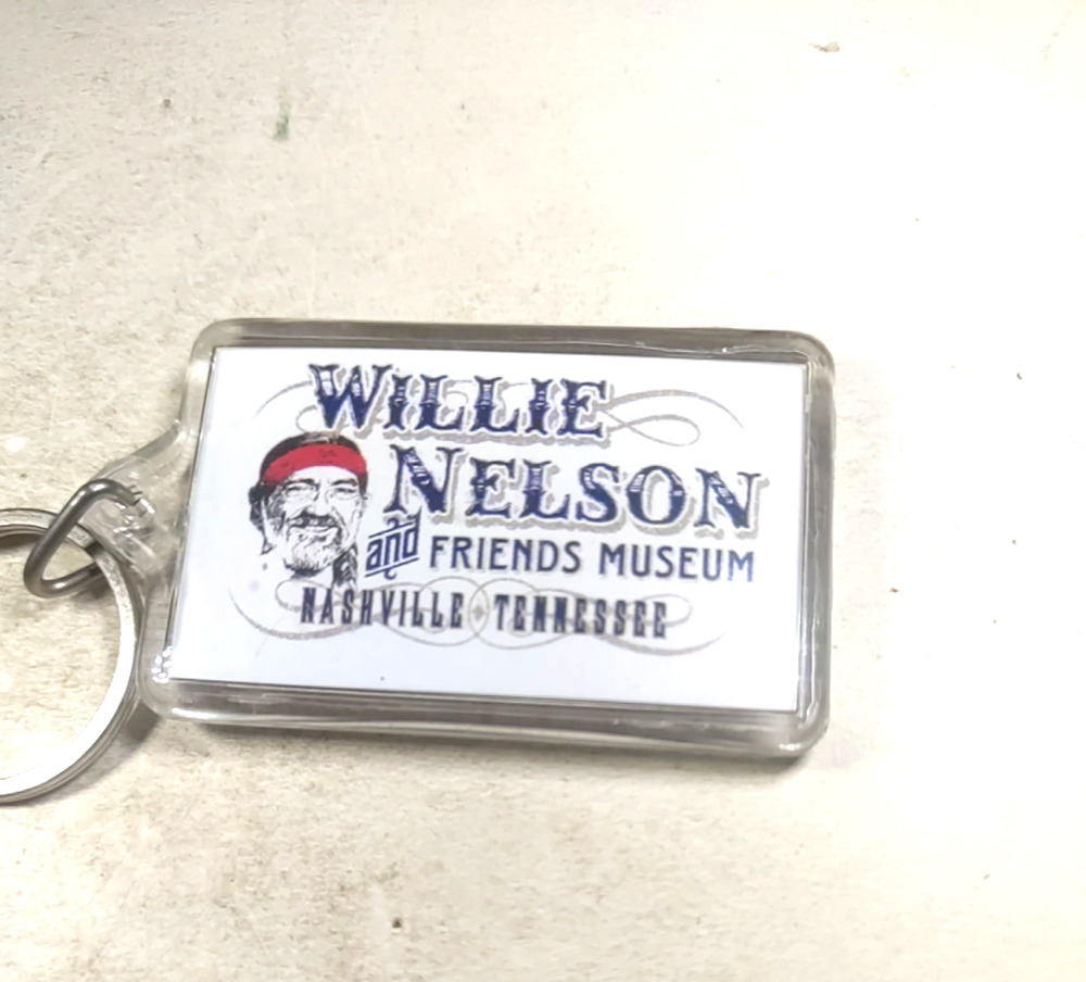 Willie Nelson And Friends Museum Nashville Tennessee Keychain Acrylic